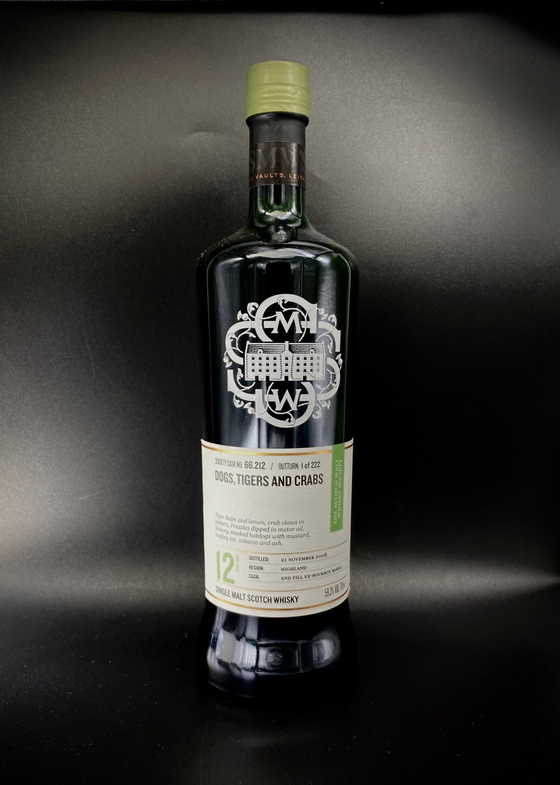 Horny Pony  Ardmore 12y/o SMWS 66.212 'Dogs, Tigers and Crabs' 59.3%ABV 30ml