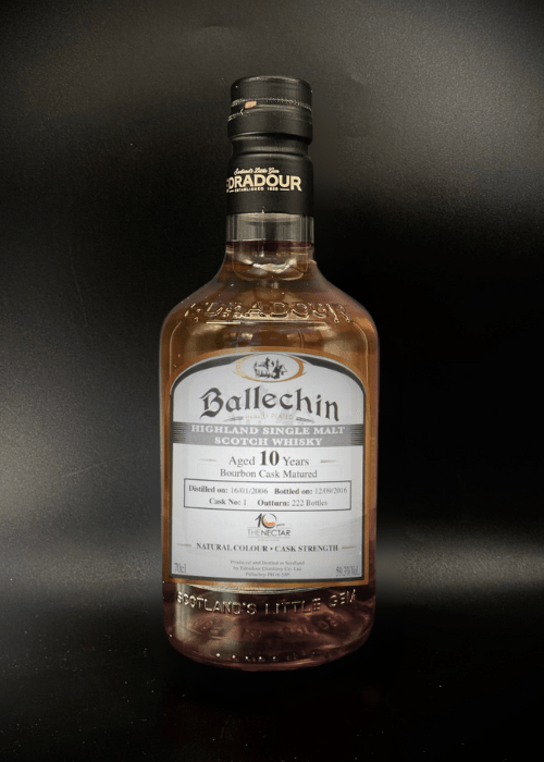 Horny Pony  Ballechin 10y/o 2006 The Nectar 10th Anniversary 59.3%abv 30ml