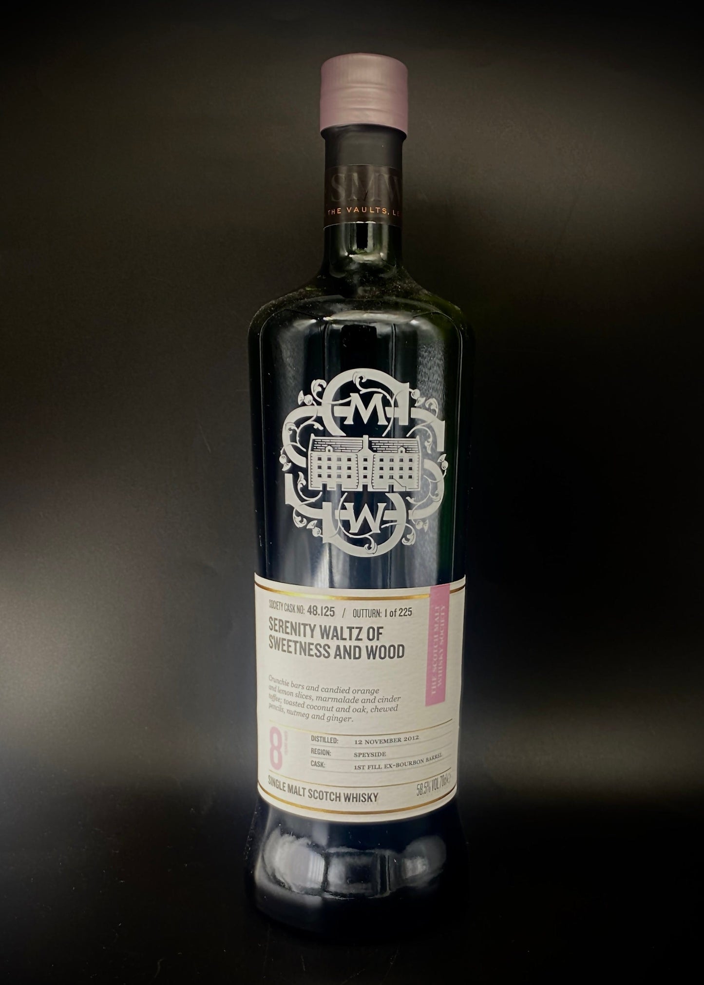 Horny Pony  Balmenach 8y/o SMWS 48.125 'Serenity Waltz of Sweetness and Wood' 58.5%abv 30ml