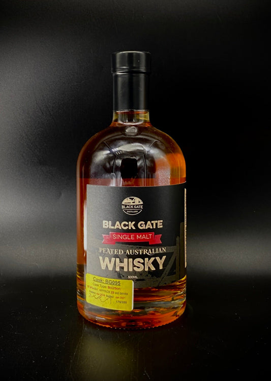 Horny Pony  Black Gate Peated Bourbon Cask BG095 57.8%ABV 30ml