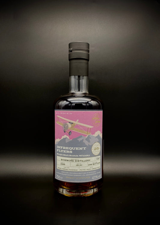 Horny Pony  Bowmore 25y/o 1997 PX Sherry Hogshead #2689 Infrequent Flyers 47.1%ABV 15ml/30ml