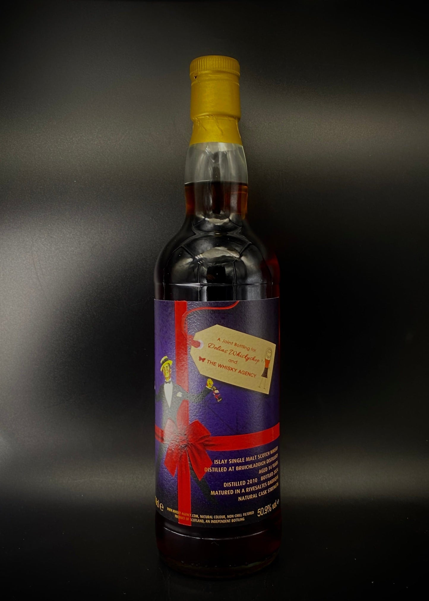 Horny Pony  Bruichladdich 14 years Rivesaltes Barrique Delias Christmas Series 2024 The Whisky Agency 50.9%ABV 30ml