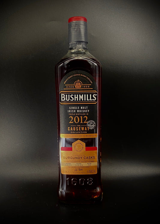 Horny Pony  Bushmills 2012 The Causeway Collection Burgundy Casks Irish Single Malt Whiskey