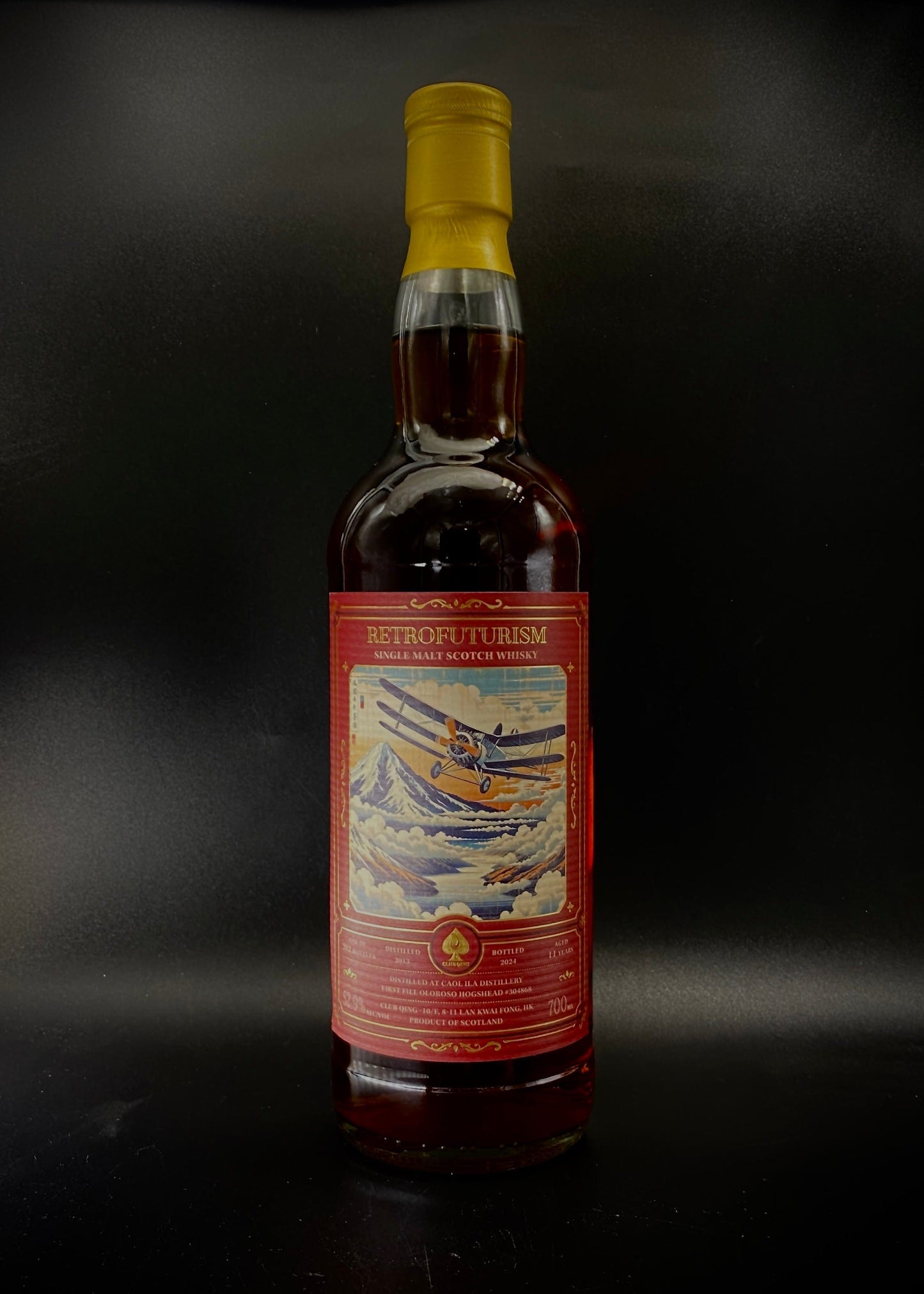 Horny Pony  Caol Ila 11y/o 2013 'Retrofuturism' Club Qing 52.9%abv 30ml