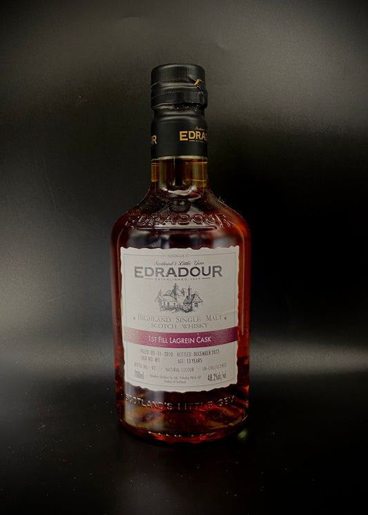 Horny Pony  Edradour 13y/o Cask#1 1st fill St Michael-Eppan Lagrein Cask 48.2%abv 30ml