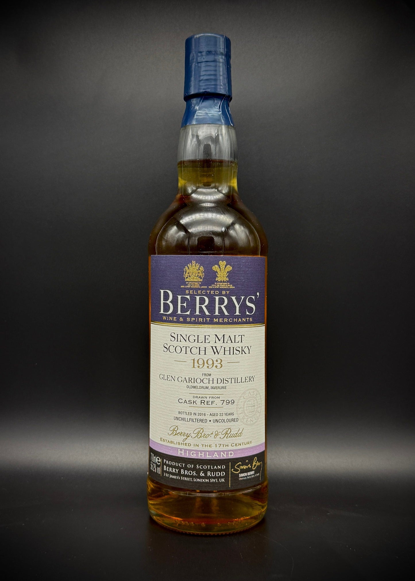 Horny Pony  Glen Garioch 22y/o 1993 Cask#799 Berry Bros. & Rudd 56.2%ABV 30ml