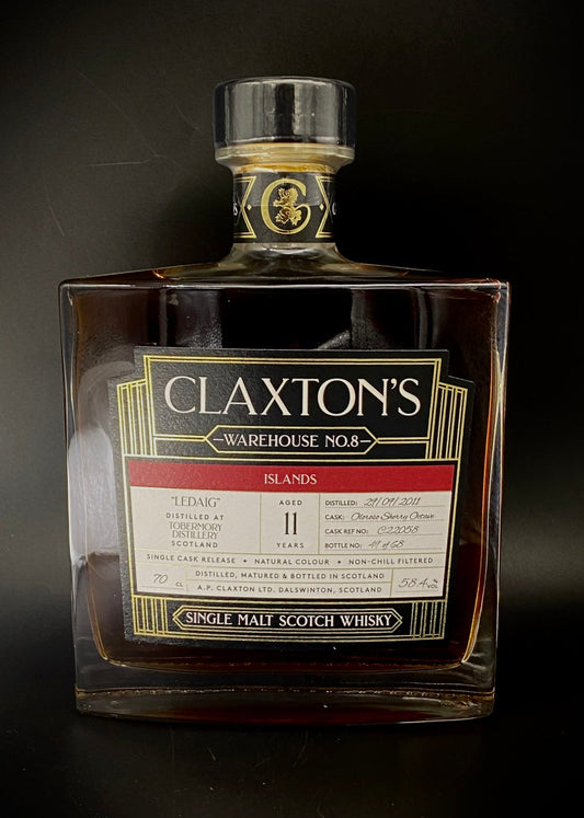 Horny Pony  Ledaig 11y/o 2011 Claxton's Warehouse No.8 58.4%ABV 30ml