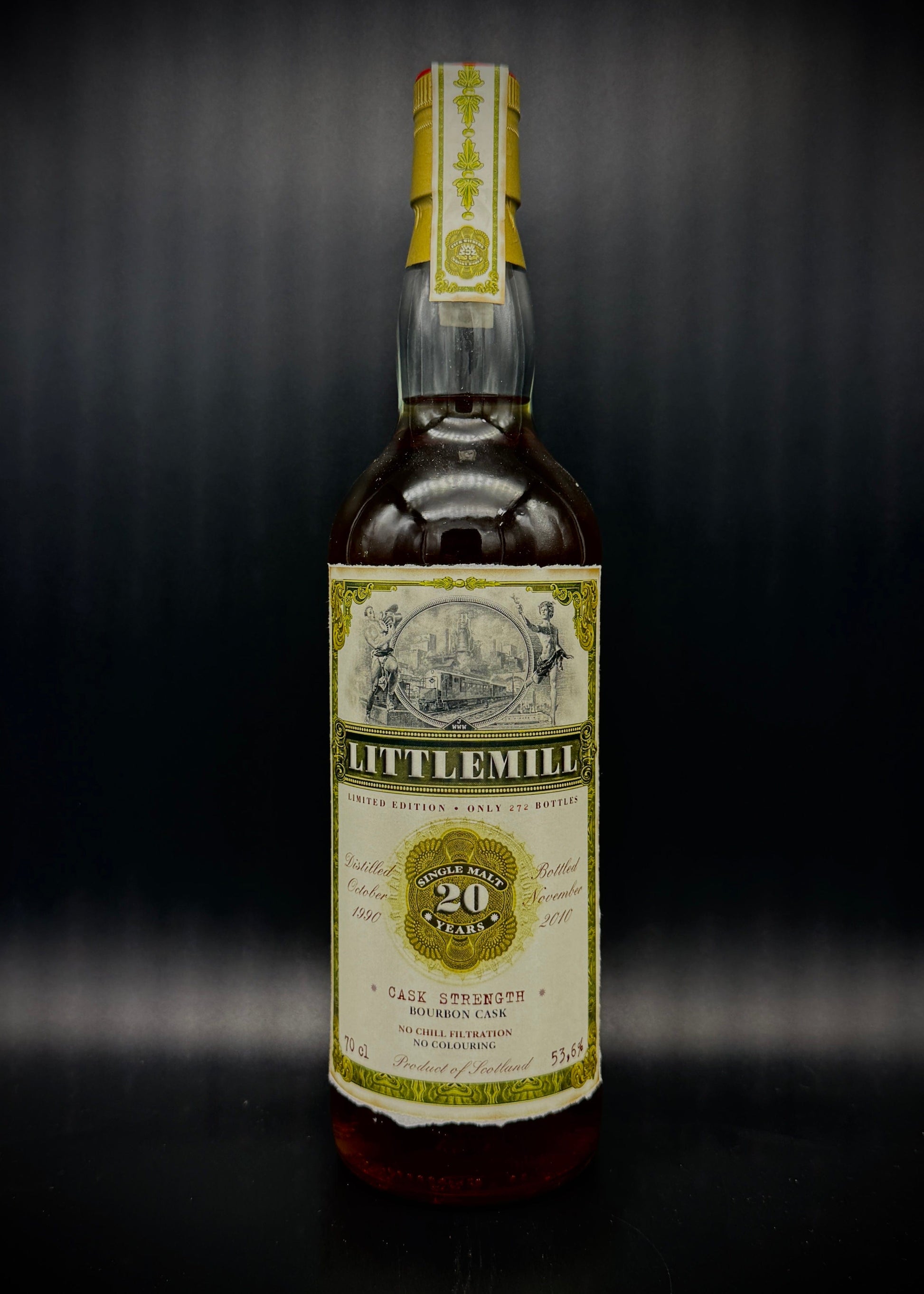 Horny Pony  Littlemill 1990 Jack Wiebers 20 Year Old / Old Train Line 53.6%abv 15ml / 30ml