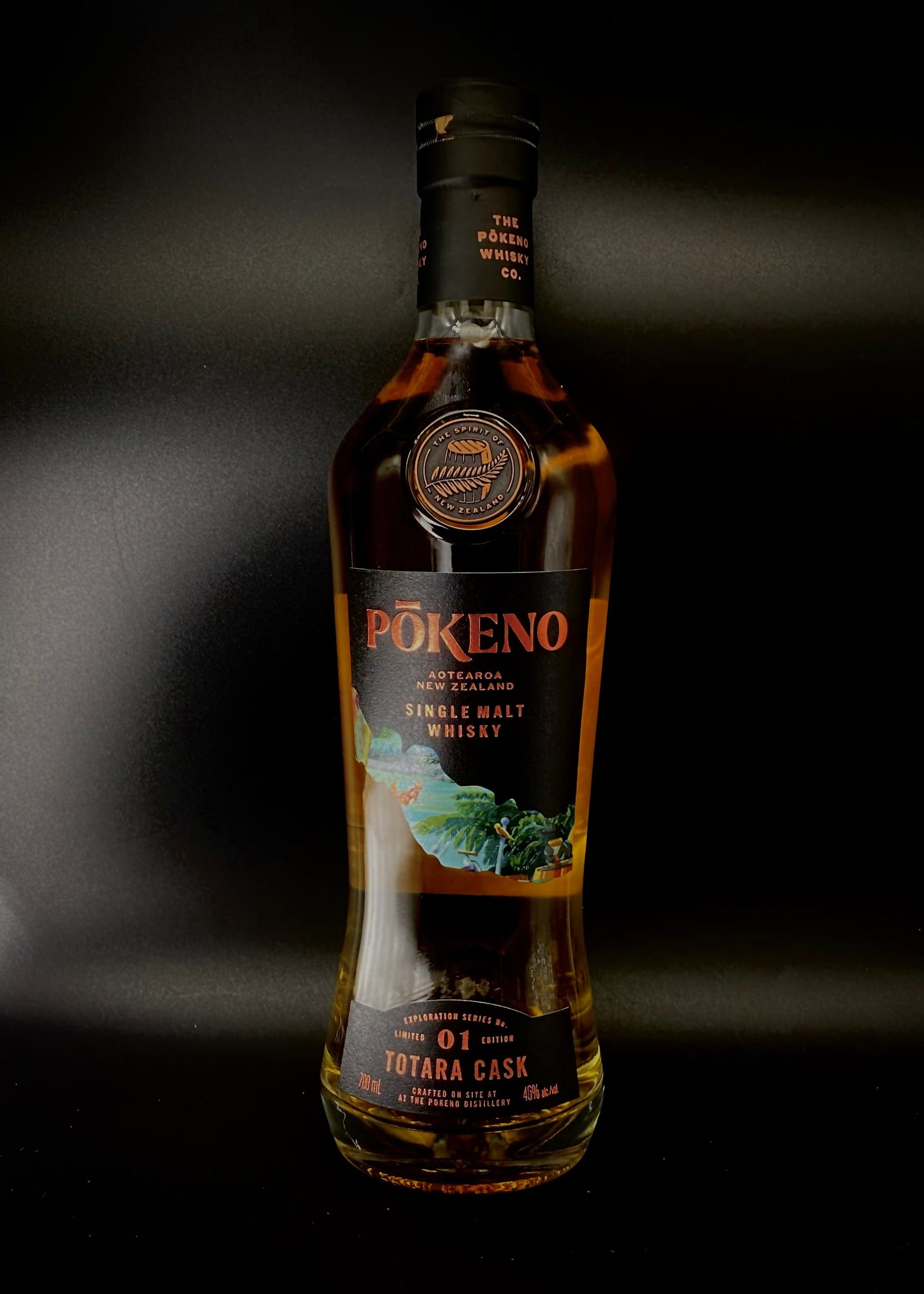 Horny Pony  Pōkeno Distillery Totara Barrel NZ Single Malt Whisky 46%ABV  30ml