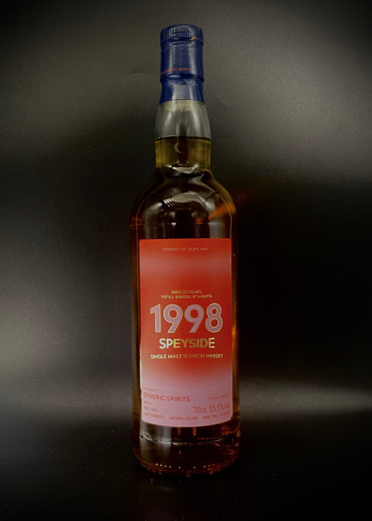 Horny Pony  Secret Speyside 23 y/o 1998 - Refill Hogshead Spheric Spirits 55.5%abv 30ml