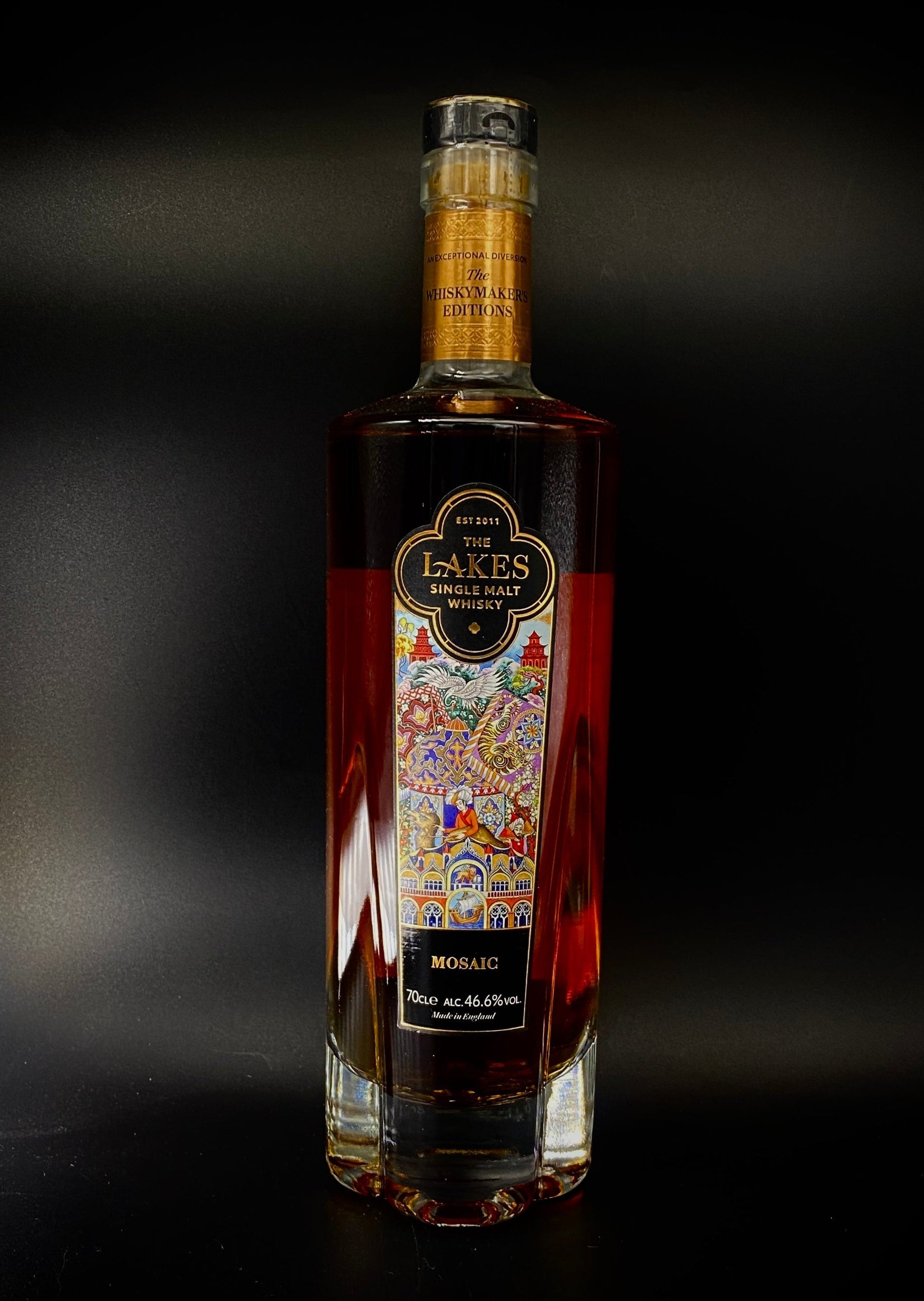 Horny Pony  The Lakes Whiskymaker's Editions Mosaic English Single Malt Whisky 46.6%ABV 30ml