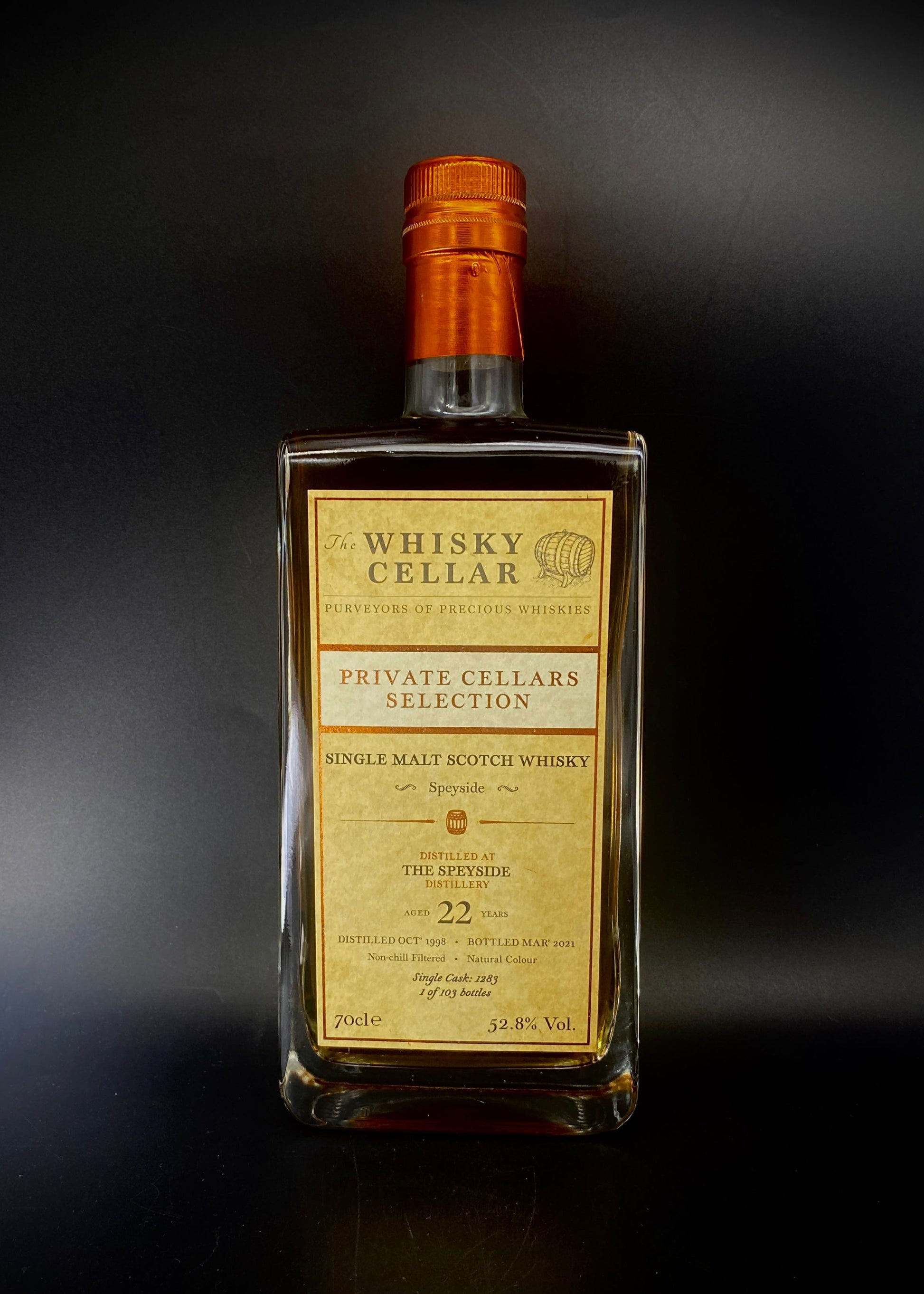 Horny Pony  The Speyside Distillery 22y/o The Whisky Cellar 52.8%ABV 30ml