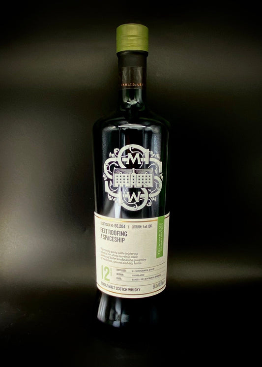 Horny Pony  Ardmore 12y/o SMWS 66.204 'Felt roofing a spaceship' 58.6%ABV 30ml