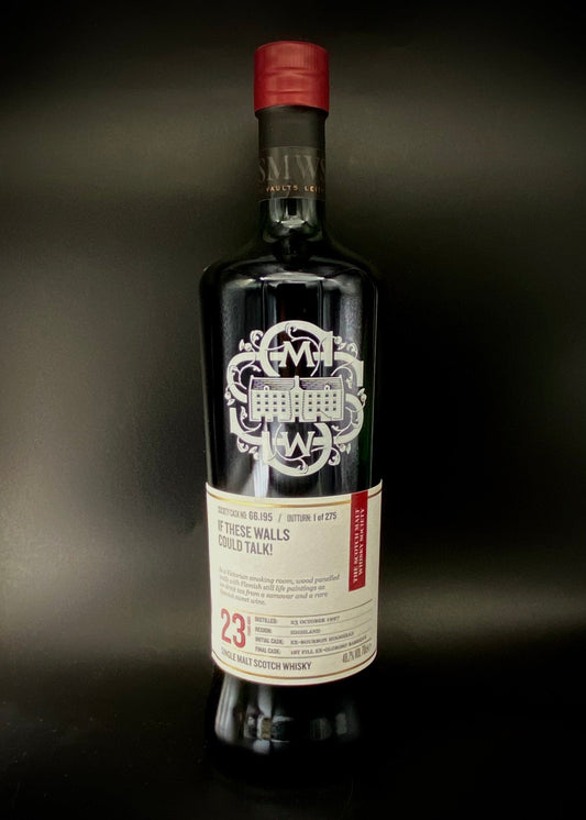 Horny Pony  Ardmore 23y/o SMWS 66.195 'If these walls could talk!' 48.7%ABV 30ml