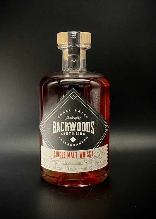 Horny Pony  Backwoods Single Malt Whisky Tawny Cask - 48%ABV - 30ml