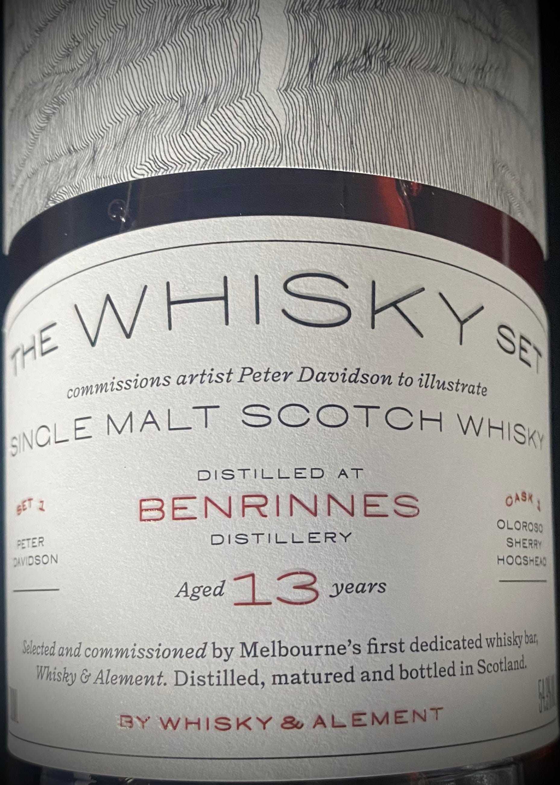 Horny Pony  Benrinnes 13y/o The Whisky Set Inaugural Release - 54.9%abv 30ml