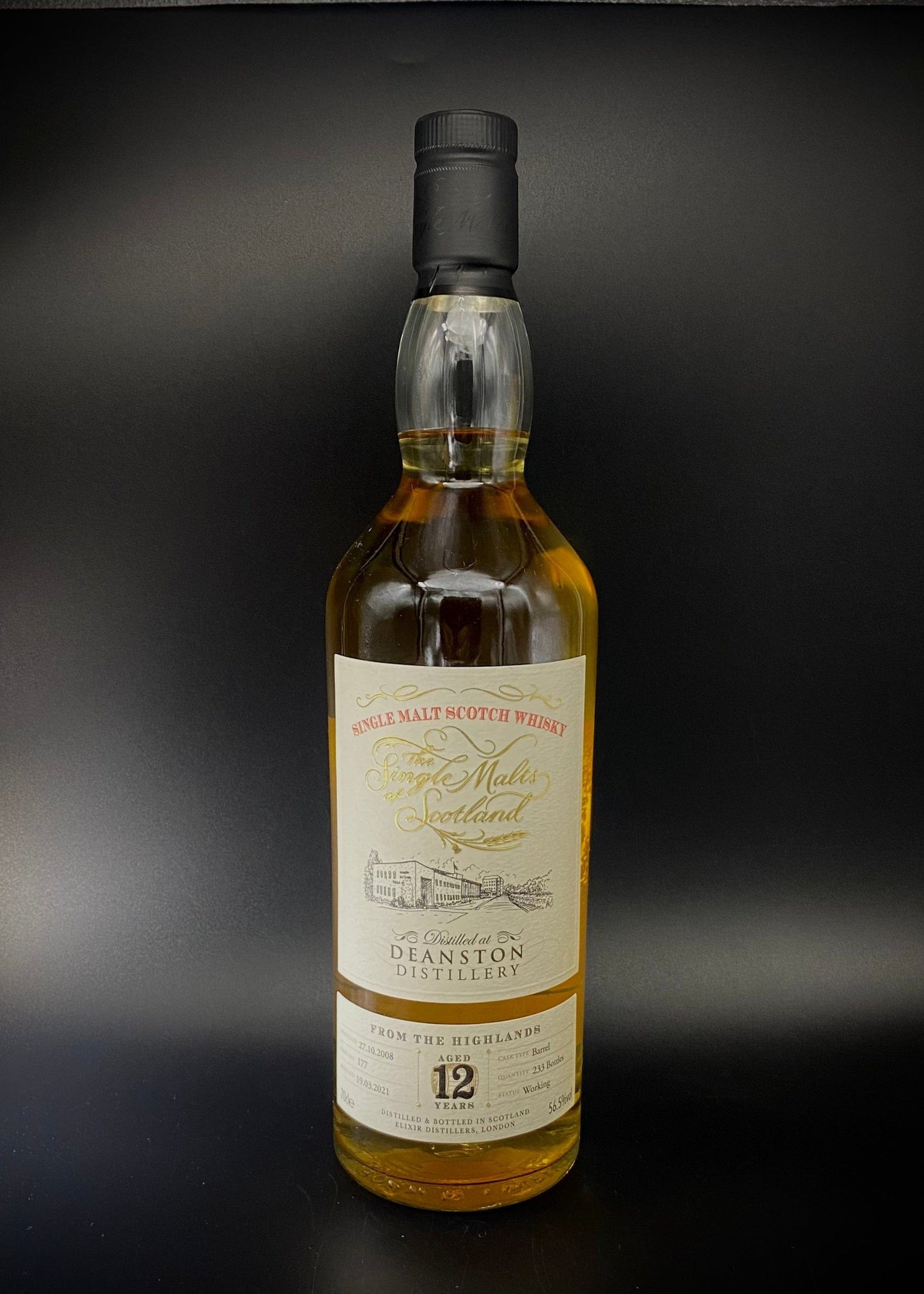 Horny Pony  Deanston 12y/o Single Malts of Scotland Cask#177 56.5% - 30ml