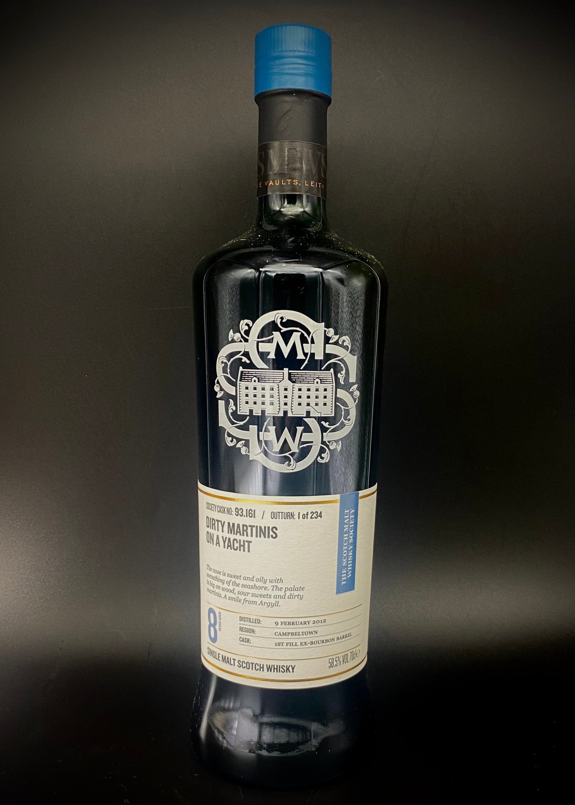 Horny Pony  Glen Scotia 8y/o SMWS 93.161 'Dry Martinis on a Yacht' 59.1%ABV 30ml