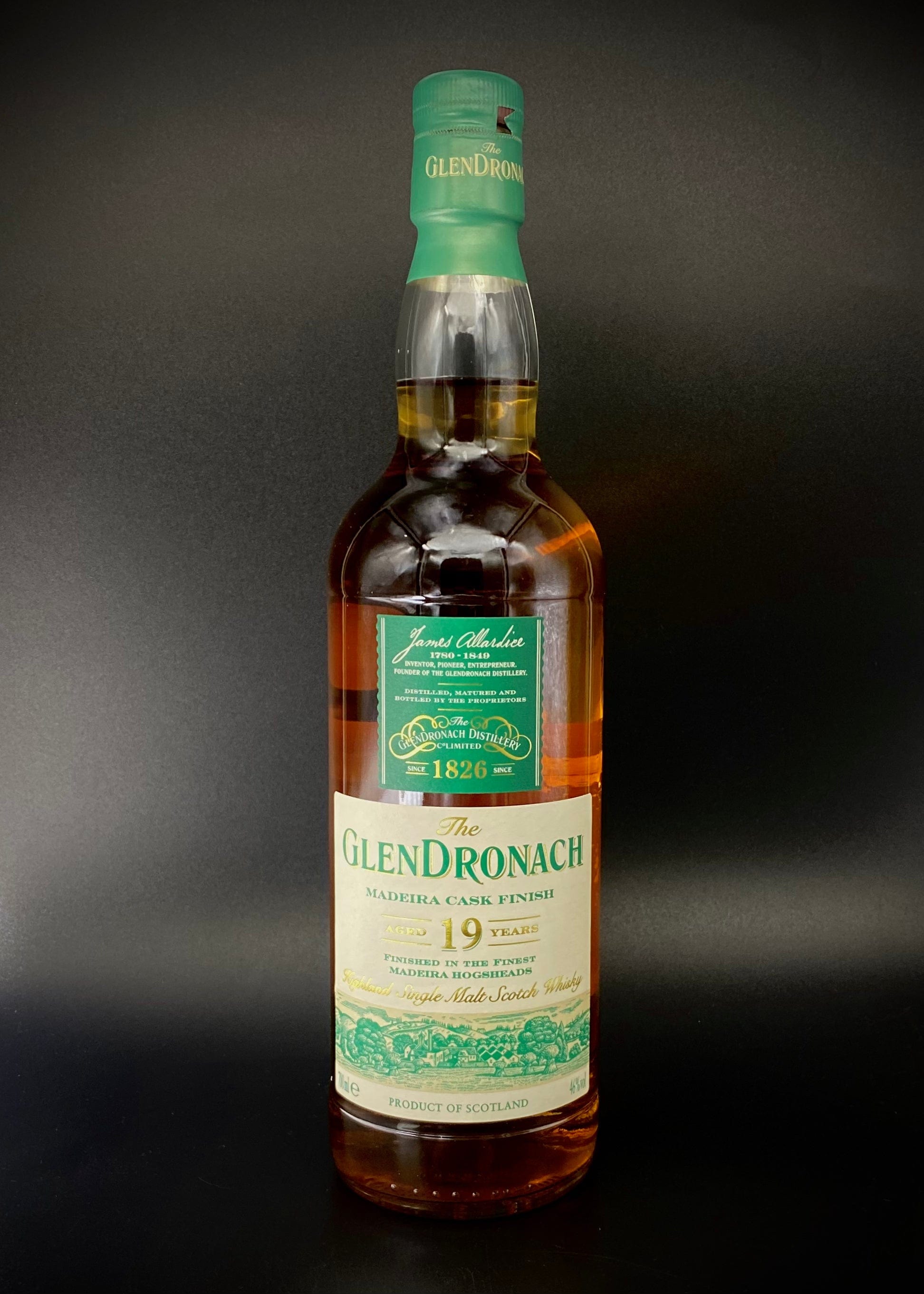 Glendronach 19y/o Madeira Cask Finish 46%ABV 30ml – Horny Pony