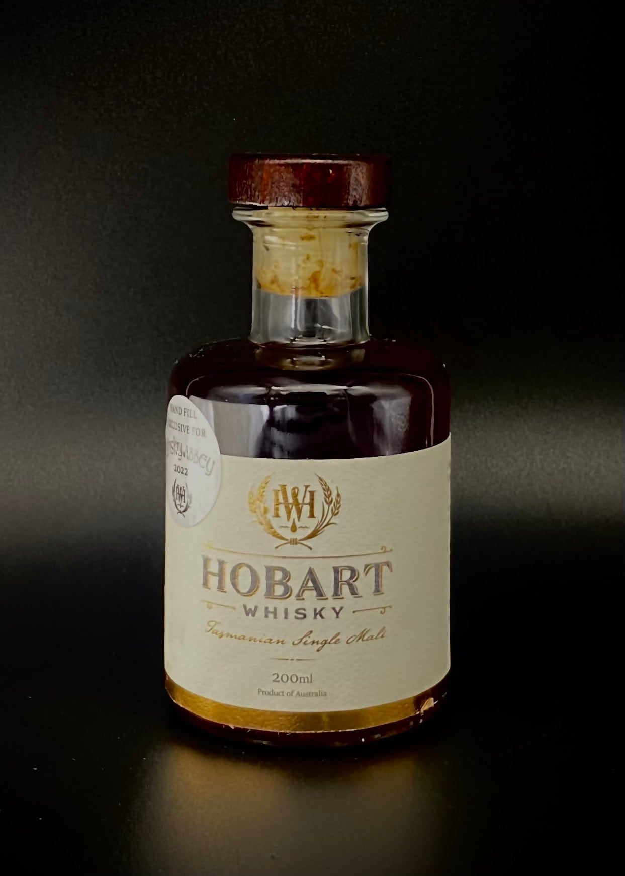 Horny Pony  Hobart Whisky - Whisky Abbey Exclusive 2022 Handfill Vintage Tawny Finish 53.8%ABV 30ml