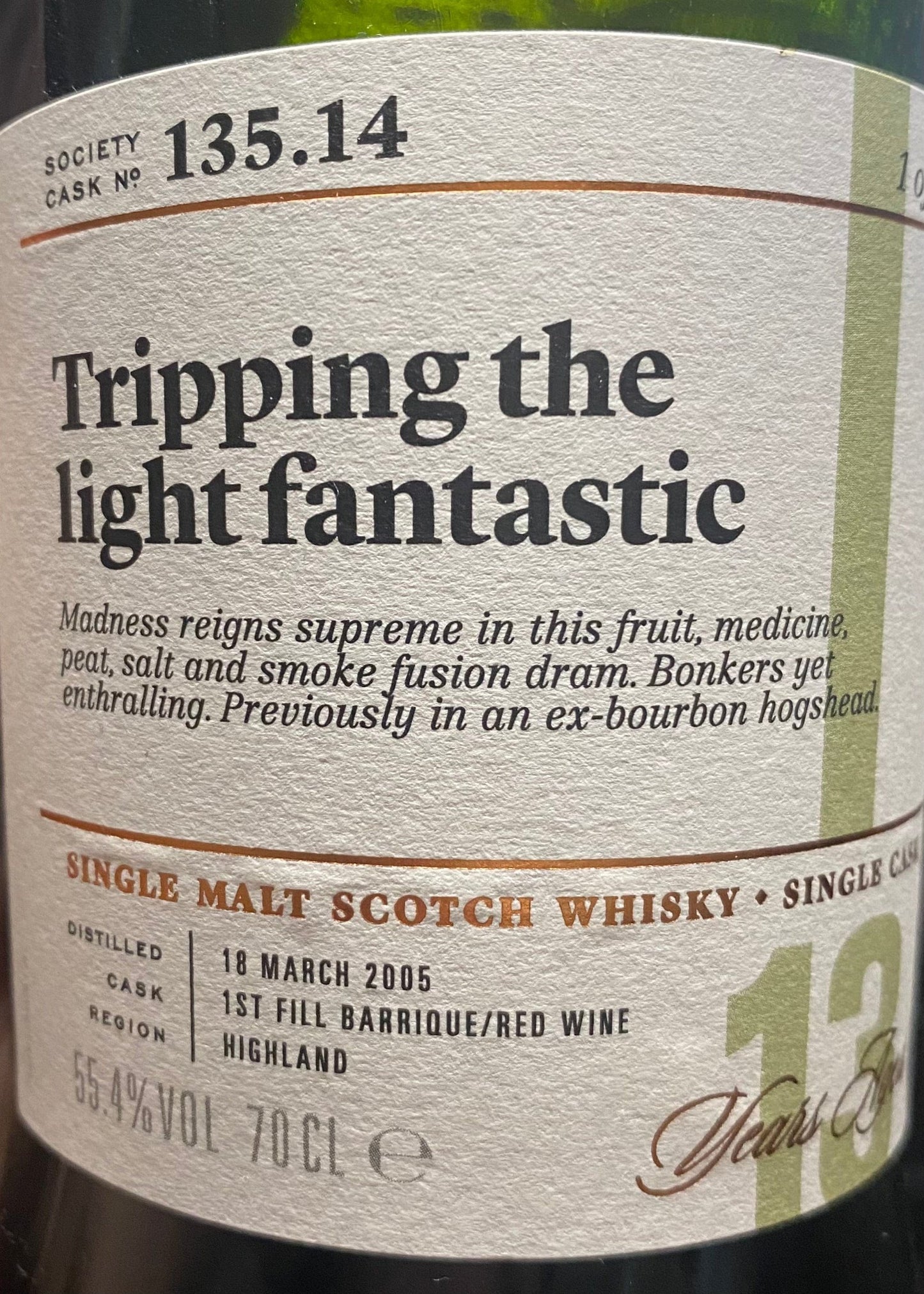 Horny Pony  Inchmoan (Loch Lomond) 13y/o SMWS 135.14 ‘Tripping the light fantastic’ - 55.4% ABV - 30ml