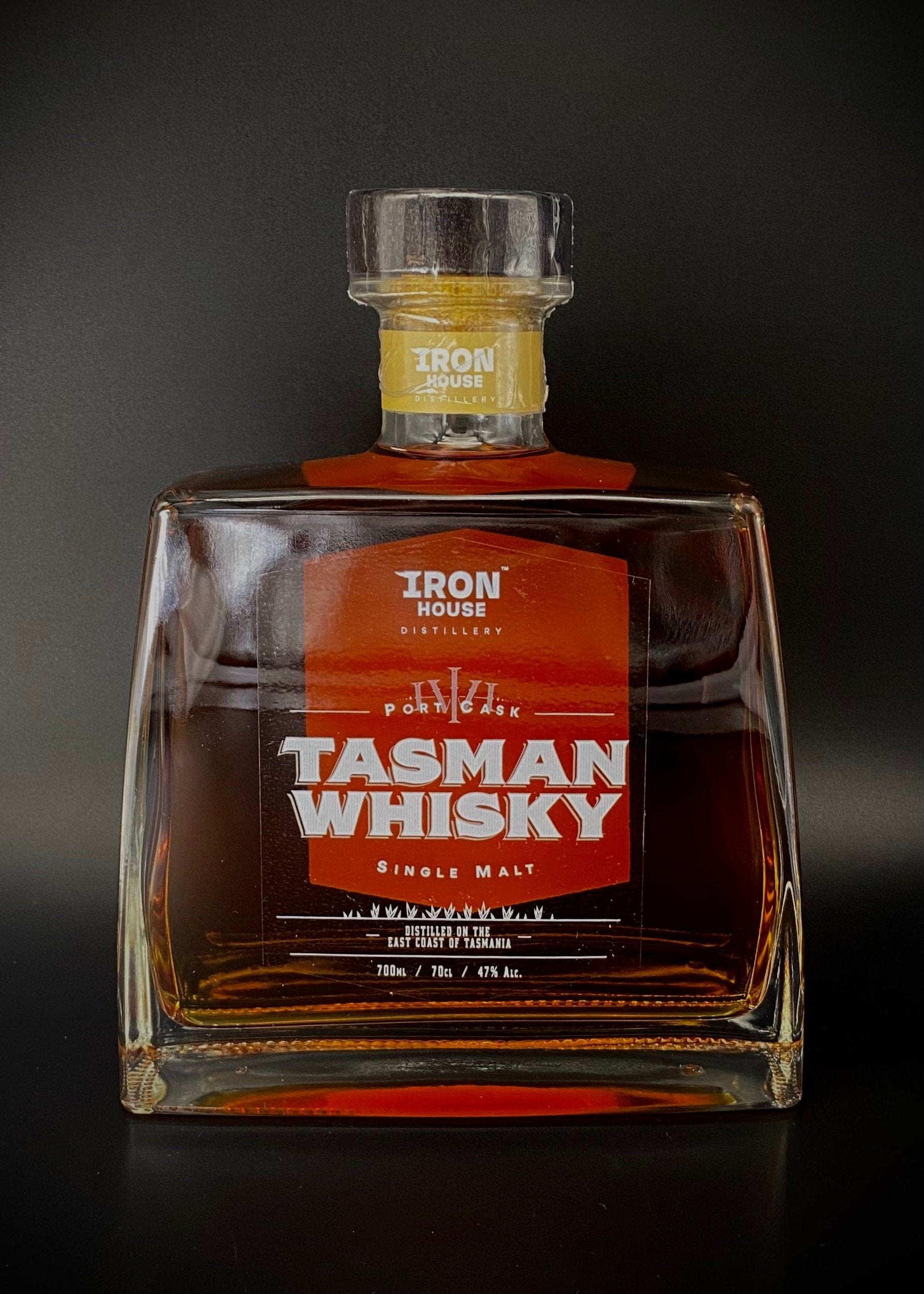 Horny Pony  Ironhouse Tasman Whisky - Port Cask 47%ABV - 30ml / 50ml