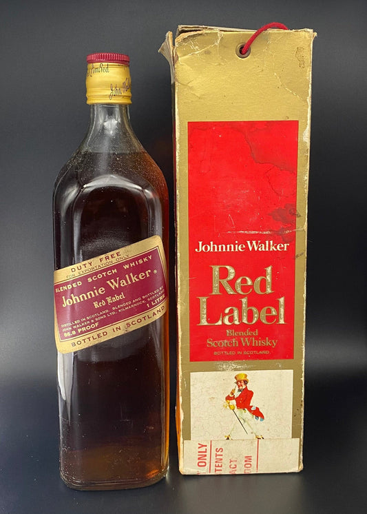 Horny Pony  Johnnie Walker Red - Duty Free (late 1970's?) 43%ABV - 30ml