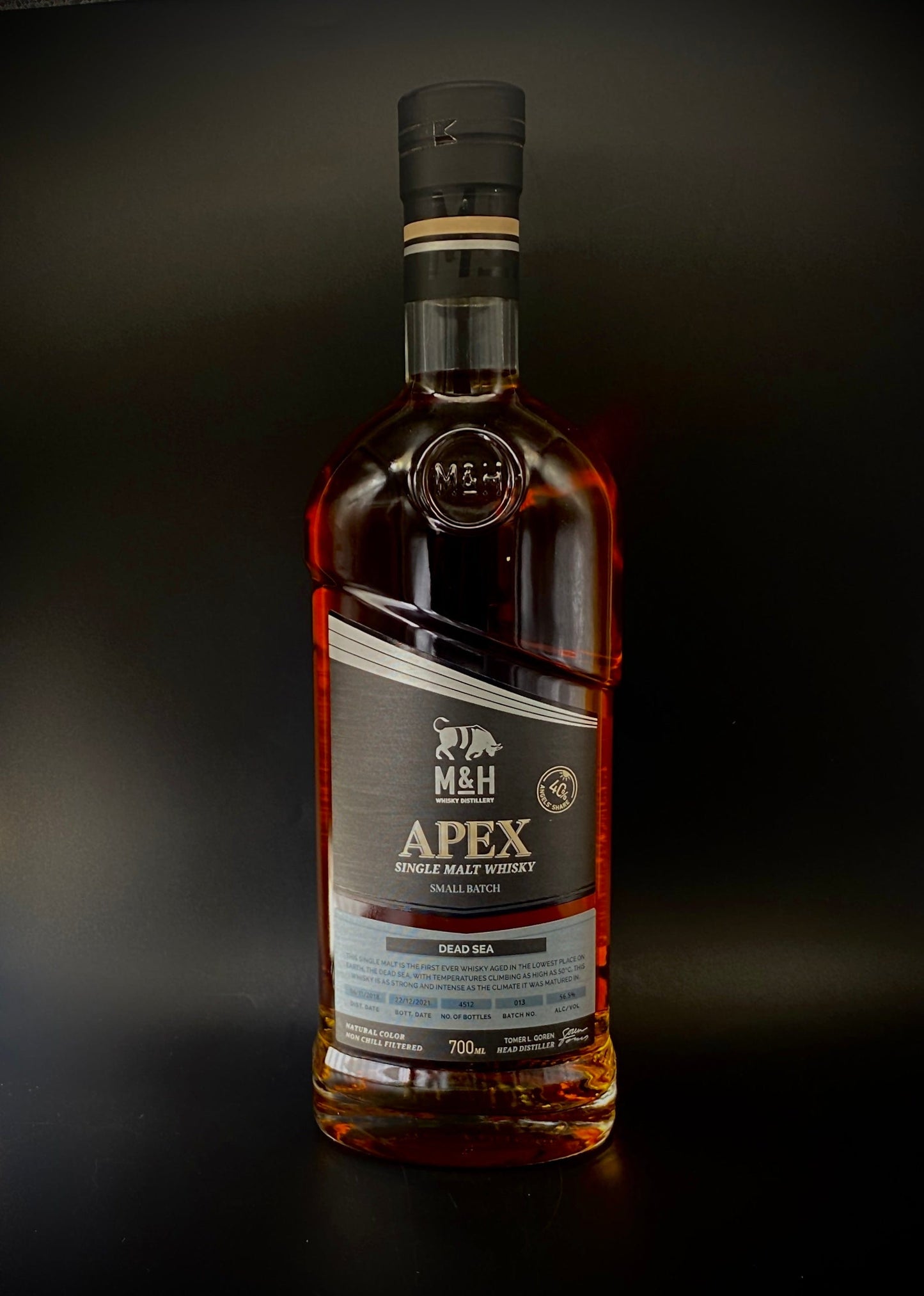 Horny Pony  Milk & Honey Apex Dead Sea Aged Israeli Single Malt Whisky 56.2%ABV 30ml