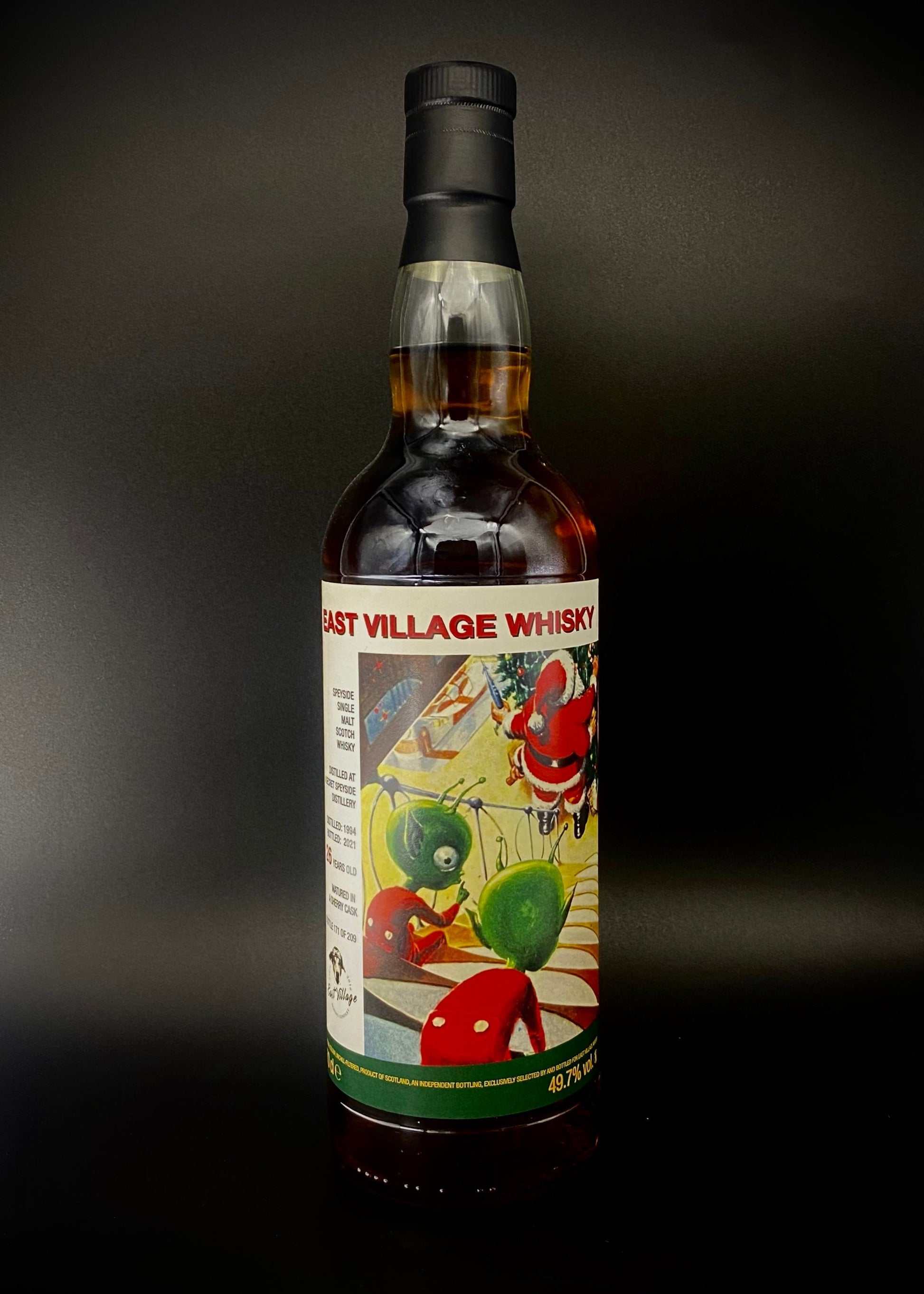 Horny Pony  Secret Speyside 26y/o East Village Whisky Company 49.7%ABV 30ml