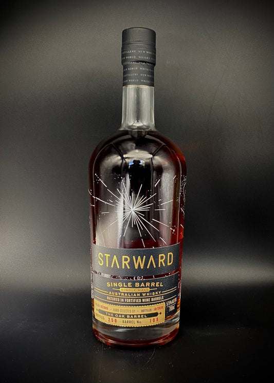 Horny Pony  Starward Smoke and Mirrors Single Cask Oak Barrel Exclusive 57.5%ABV - 30ml / 50ml