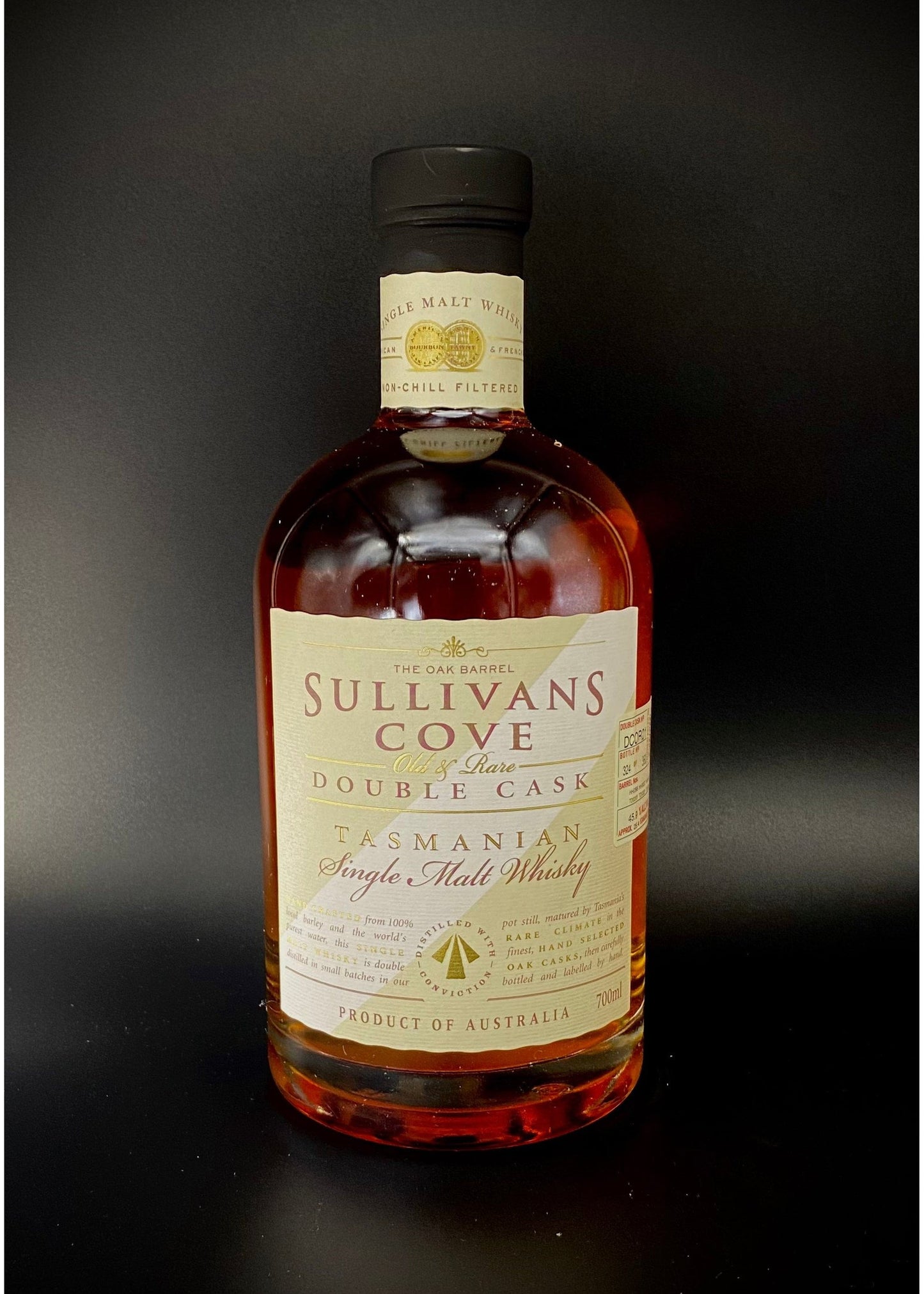 Horny Pony  Sullivans Cove Cask#DCOR01 Exclusive To The Oak Barrel - 45.9%ABV - 30ml